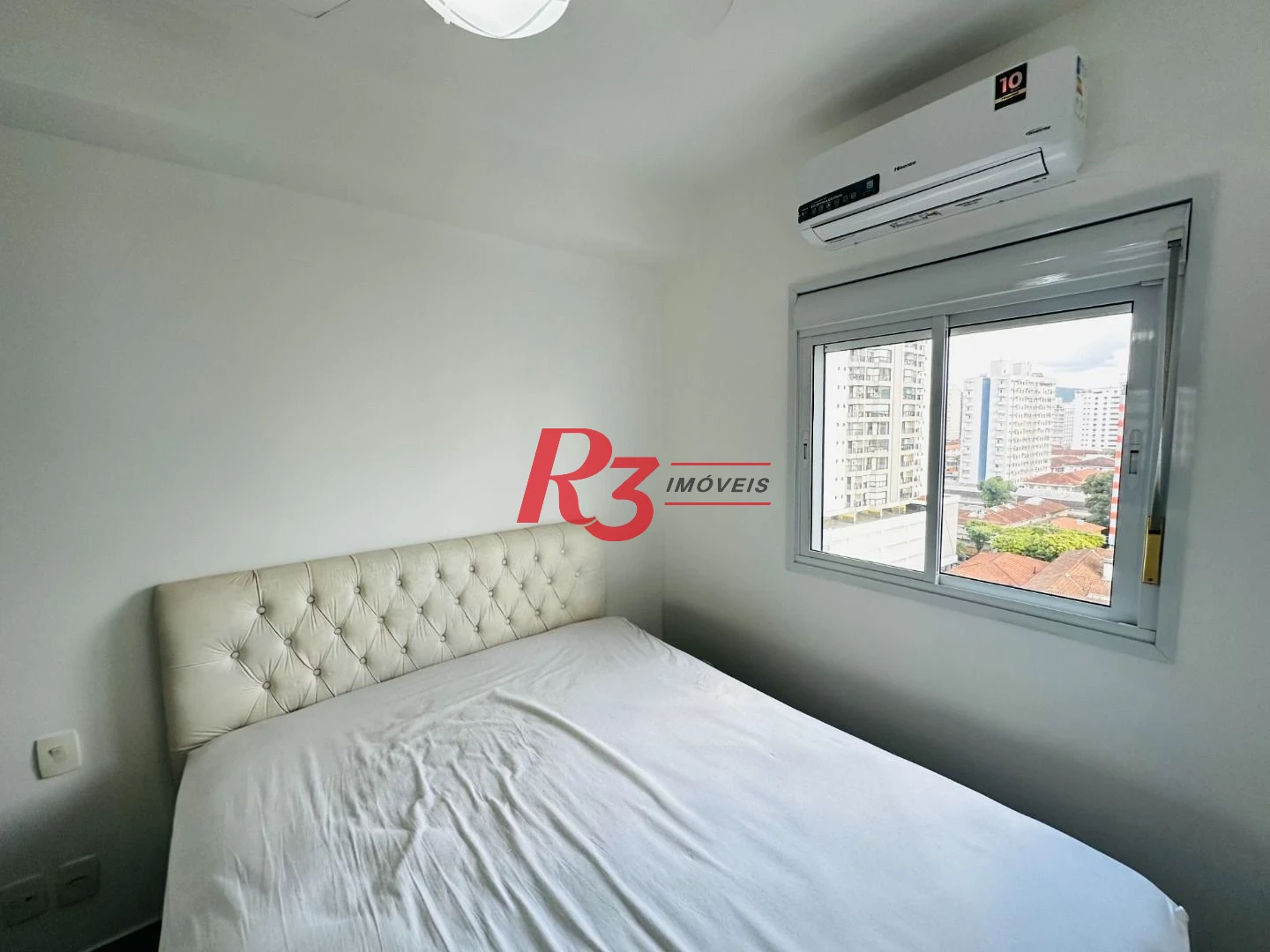 Apartamento com 1 dormitório para alugar, 47 m² por R$ 4.300,00/mês - Boqueirão - Santos/SP