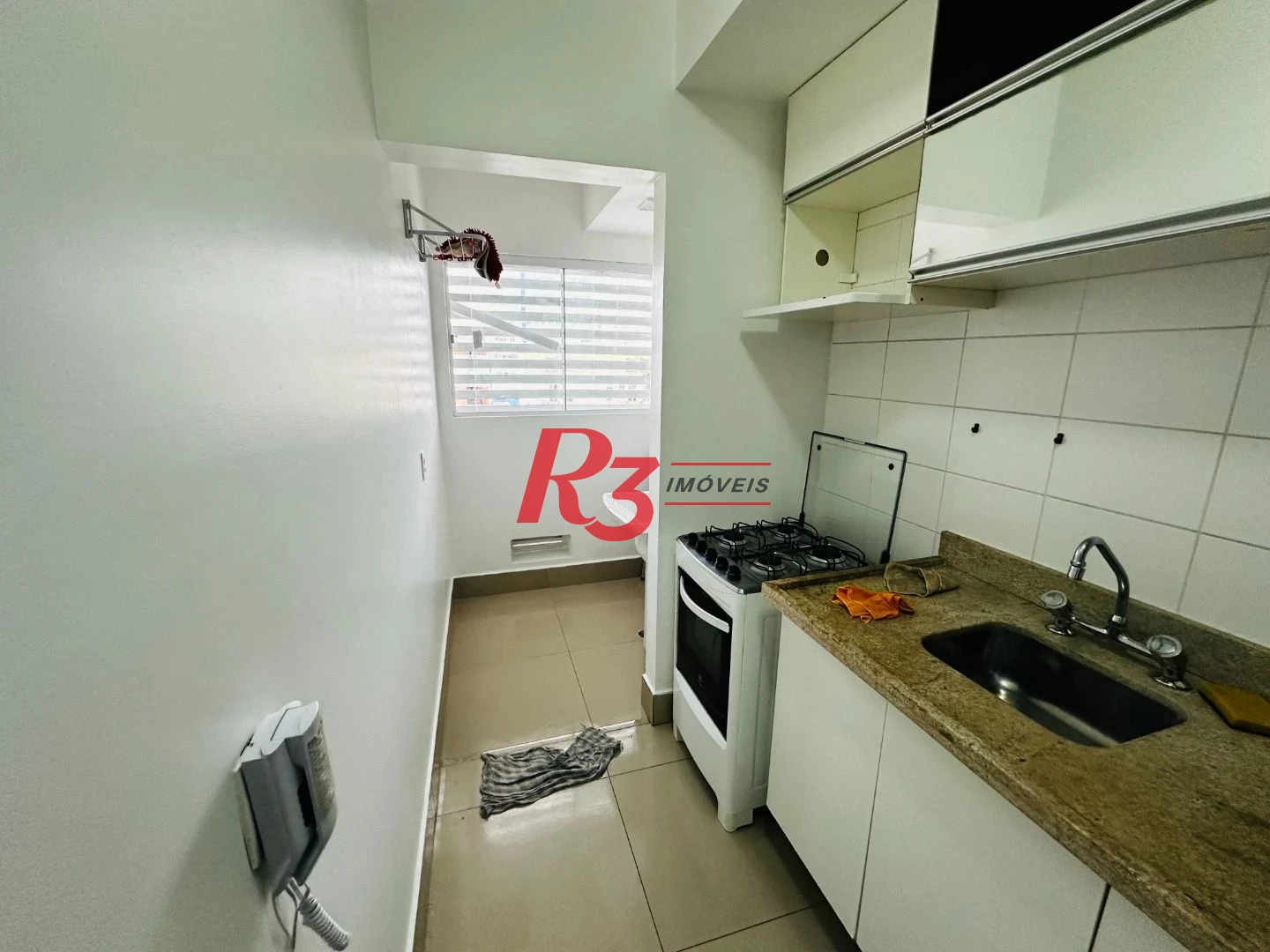 Apartamento com 1 dormitório para alugar, 47 m² por R$ 4.300,00/mês - Boqueirão - Santos/SP