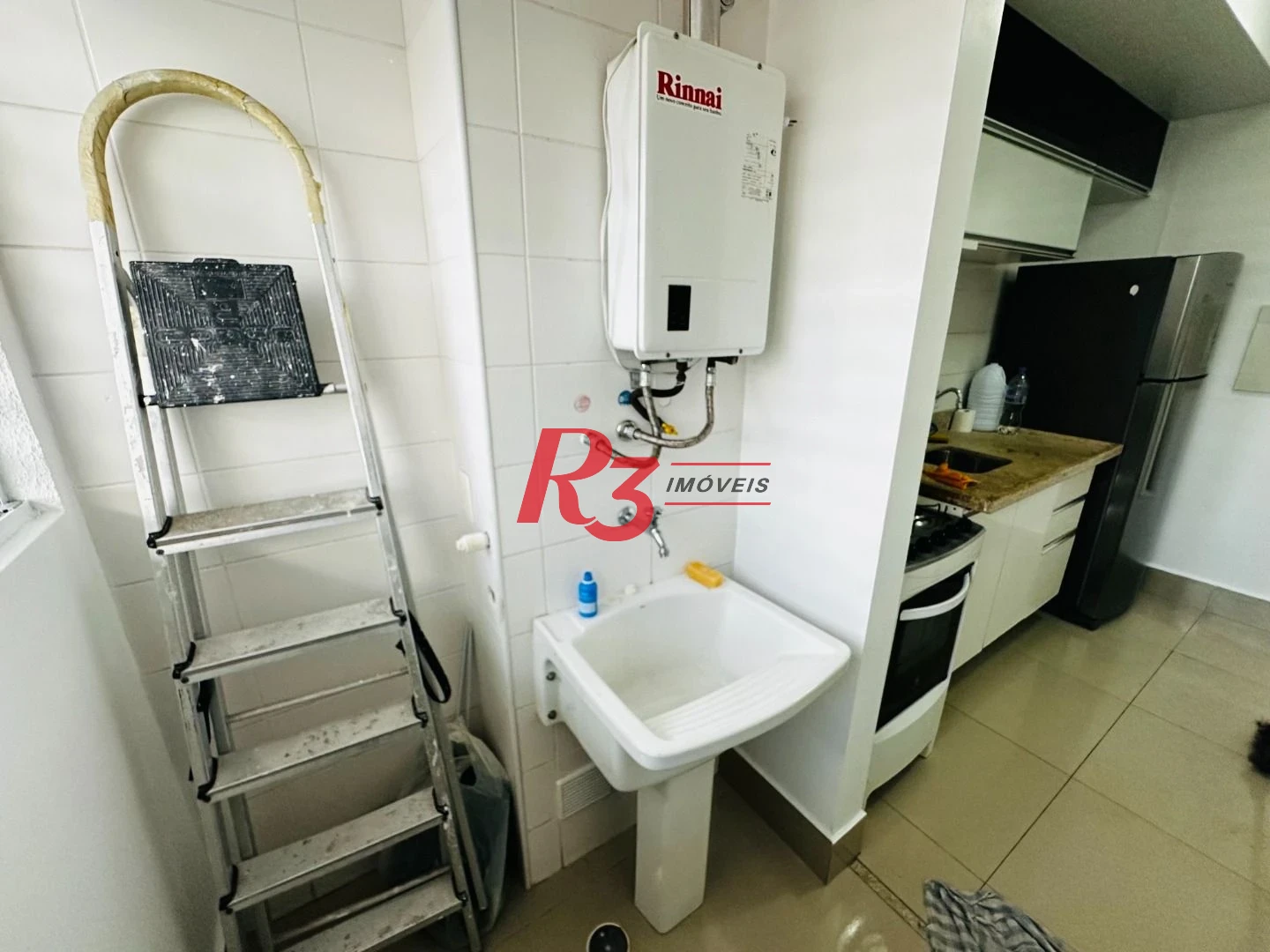 Apartamento com 1 dormitório para alugar, 47 m² por R$ 4.300,00/mês - Boqueirão - Santos/SP