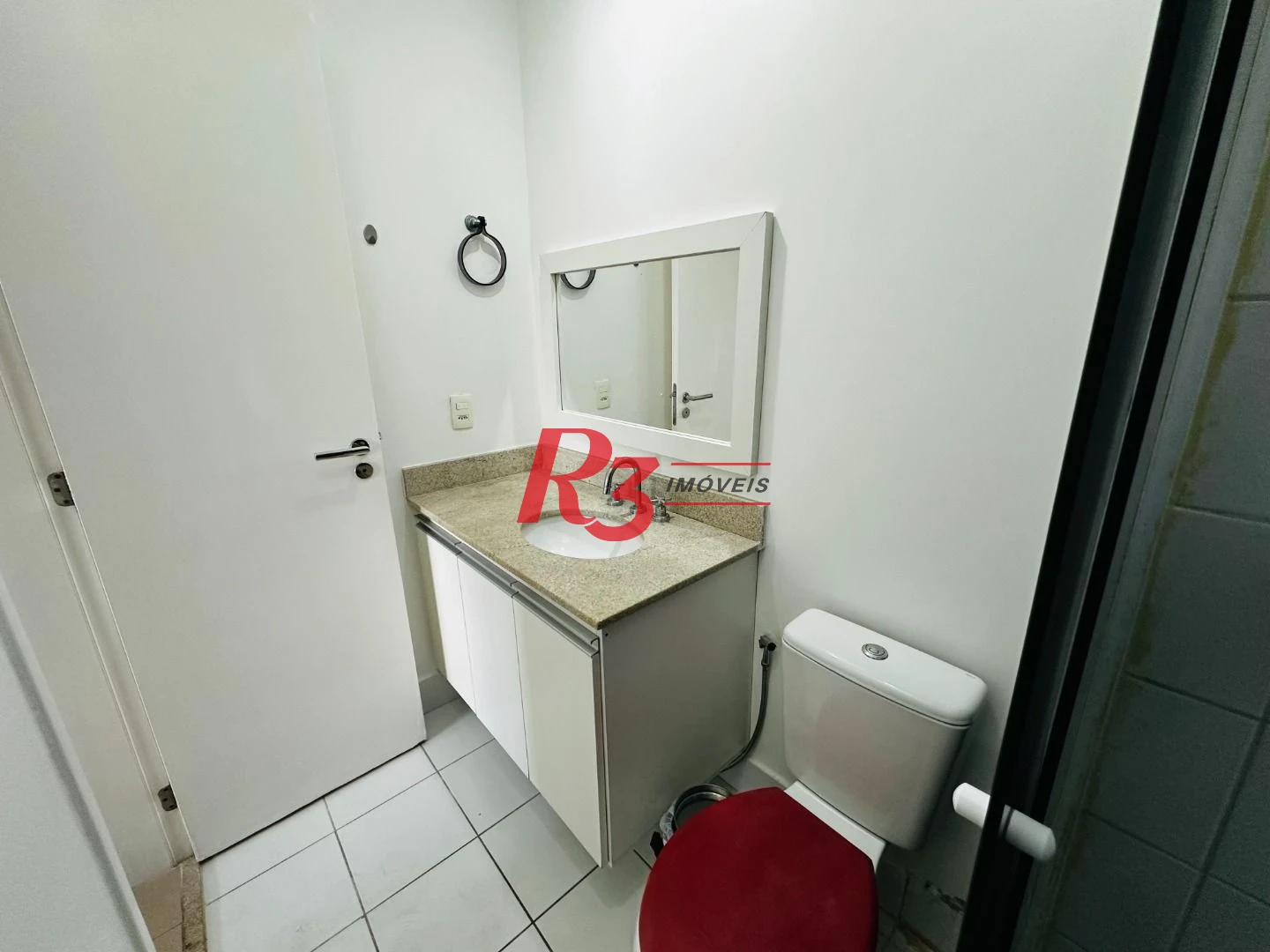Apartamento com 1 dormitório para alugar, 47 m² por R$ 4.300,00/mês - Boqueirão - Santos/SP