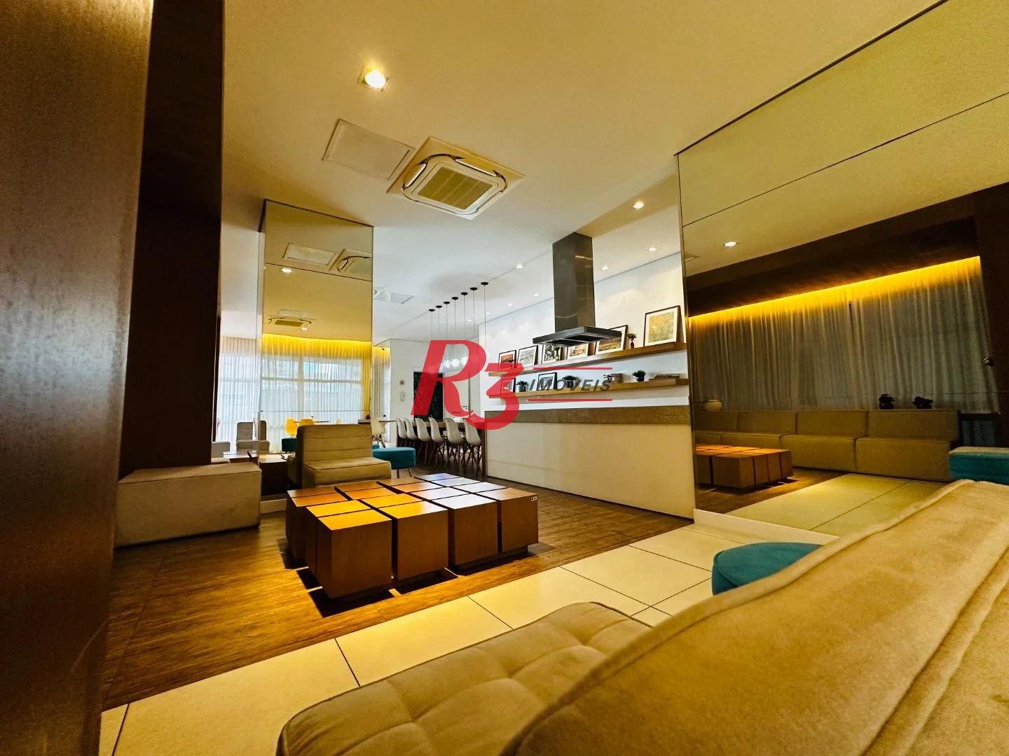 Apartamento com 1 dormitório para alugar, 47 m² por R$ 4.300,00/mês - Boqueirão - Santos/SP