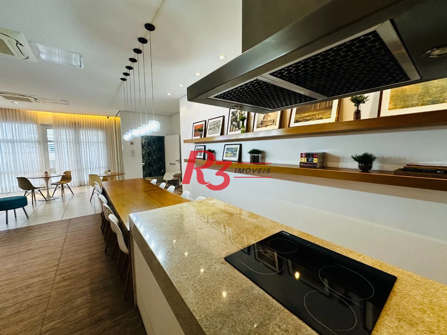 Apartamento com 1 dormitório para alugar, 47 m² por R$ 4.300,00/mês - Boqueirão - Santos/SP