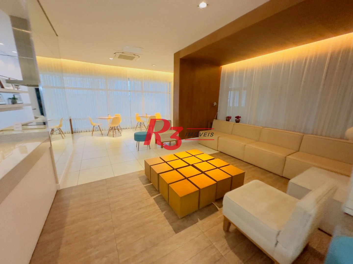 Apartamento com 1 dormitório para alugar, 47 m² por R$ 4.300,00/mês - Boqueirão - Santos/SP