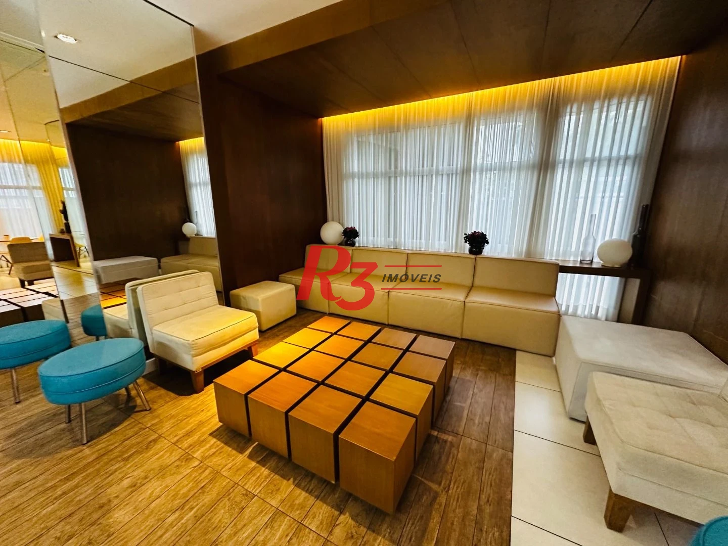 Apartamento com 1 dormitório para alugar, 47 m² por R$ 4.300,00/mês - Boqueirão - Santos/SP