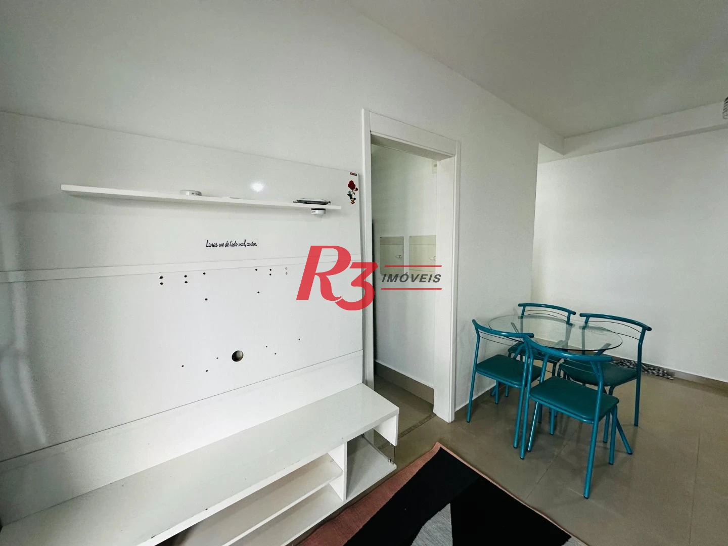 Apartamento com 1 dormitório para alugar, 47 m² por R$ 4.300,00/mês - Boqueirão - Santos/SP
