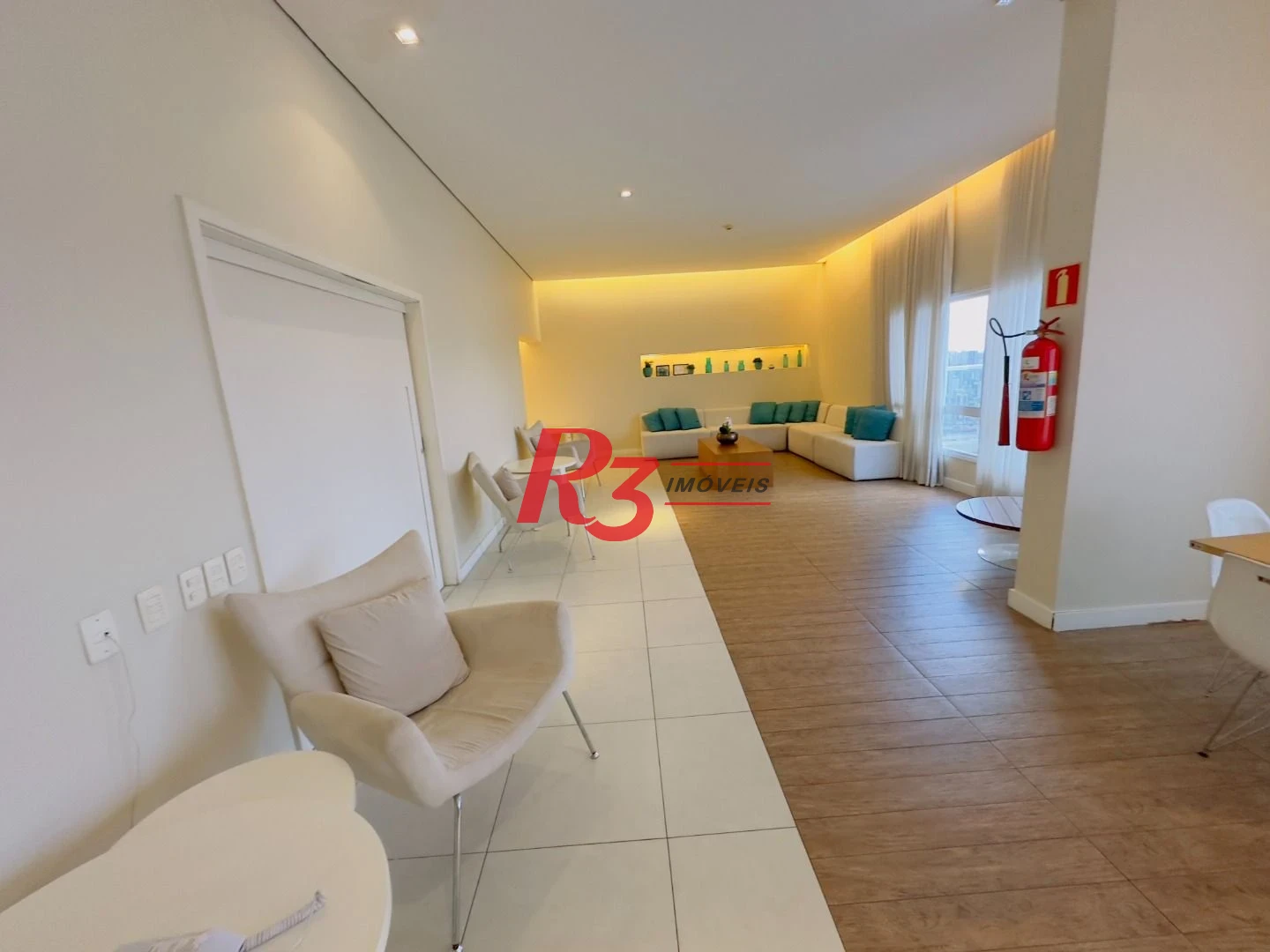Apartamento com 1 dormitório para alugar, 47 m² por R$ 4.300,00/mês - Boqueirão - Santos/SP
