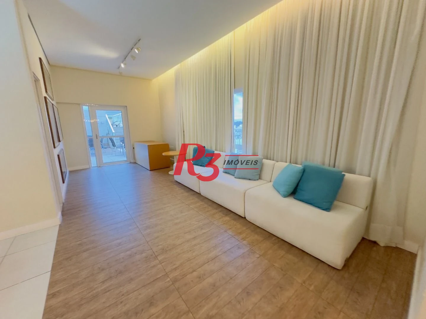 Apartamento com 1 dormitório para alugar, 47 m² por R$ 4.300,00/mês - Boqueirão - Santos/SP