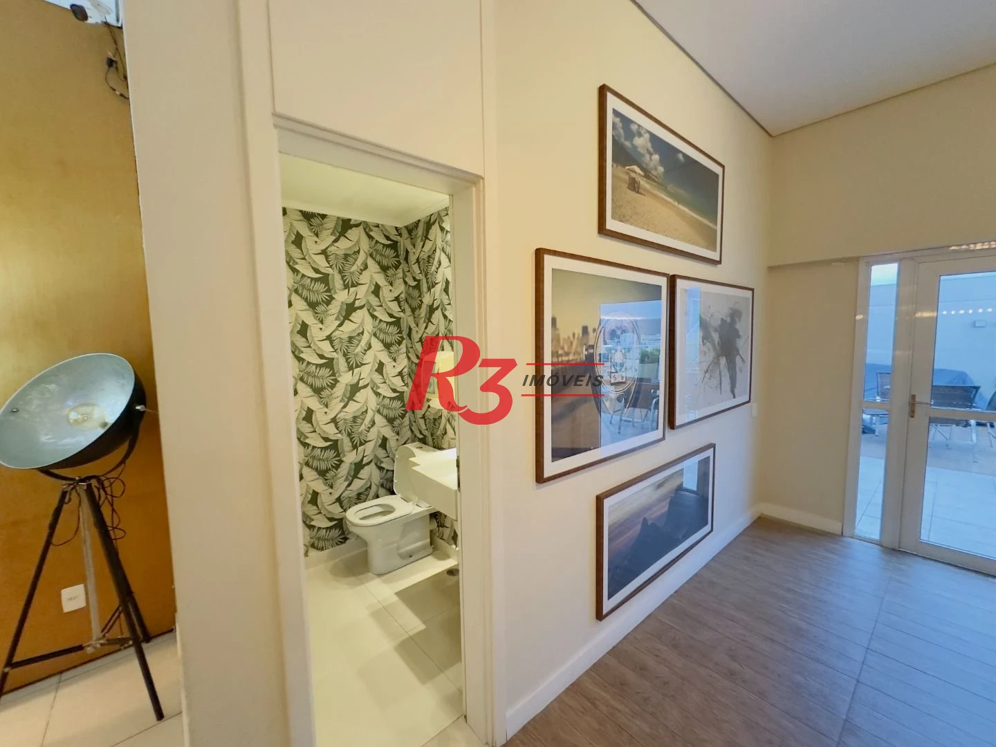 Apartamento com 1 dormitório para alugar, 47 m² por R$ 4.300,00/mês - Boqueirão - Santos/SP