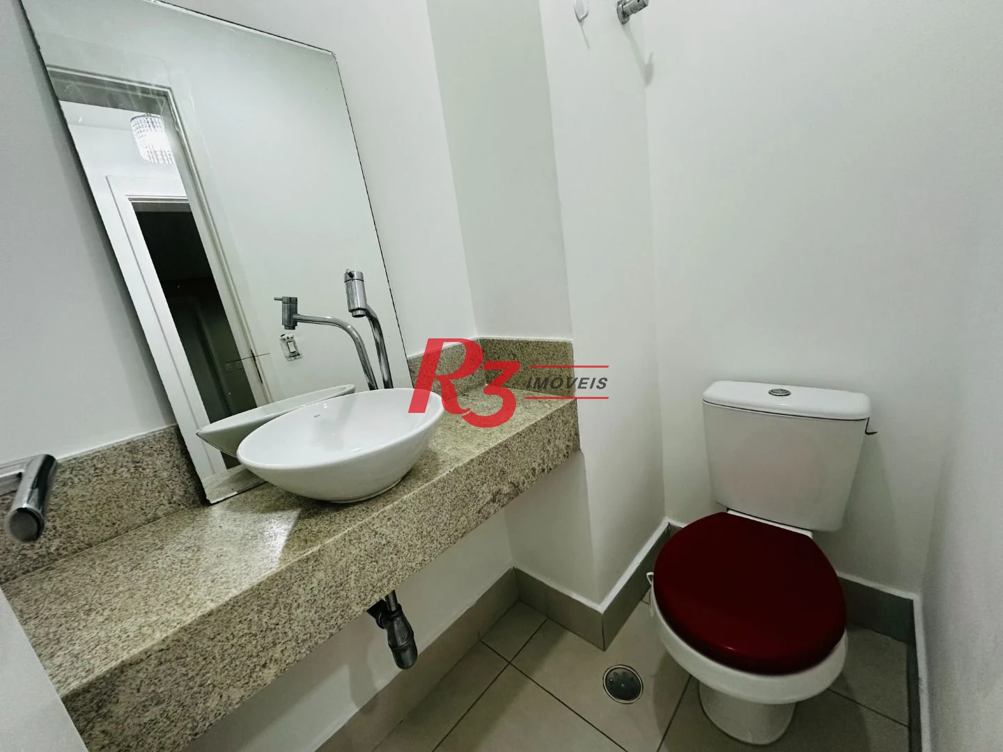 Apartamento com 1 dormitório para alugar, 47 m² por R$ 4.300,00/mês - Boqueirão - Santos/SP