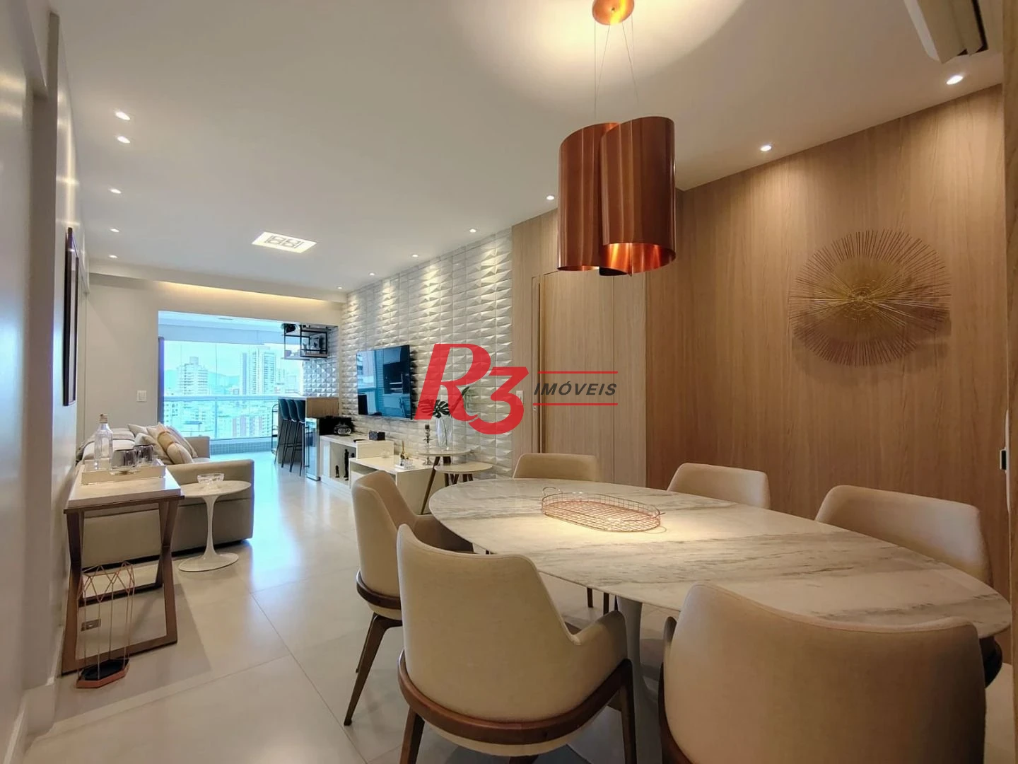 Apartamento com 3 dormitórios para alugar, com 104m², por R$ 15.000,00/mês - Gonzaga - Santos/SP