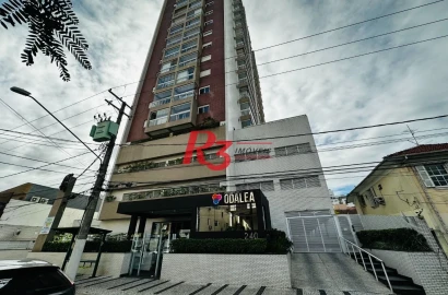 Apartamento com 2 dormitórios à venda, 85 m² por R$ 950.000,00 - Marapé - Santos/SP