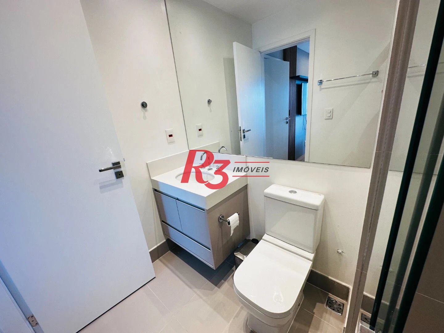 Apartamento com 1 dormitório para alugar, 54 m² por R$ 6.000,02/mês - Boqueirão - Santos/SP
