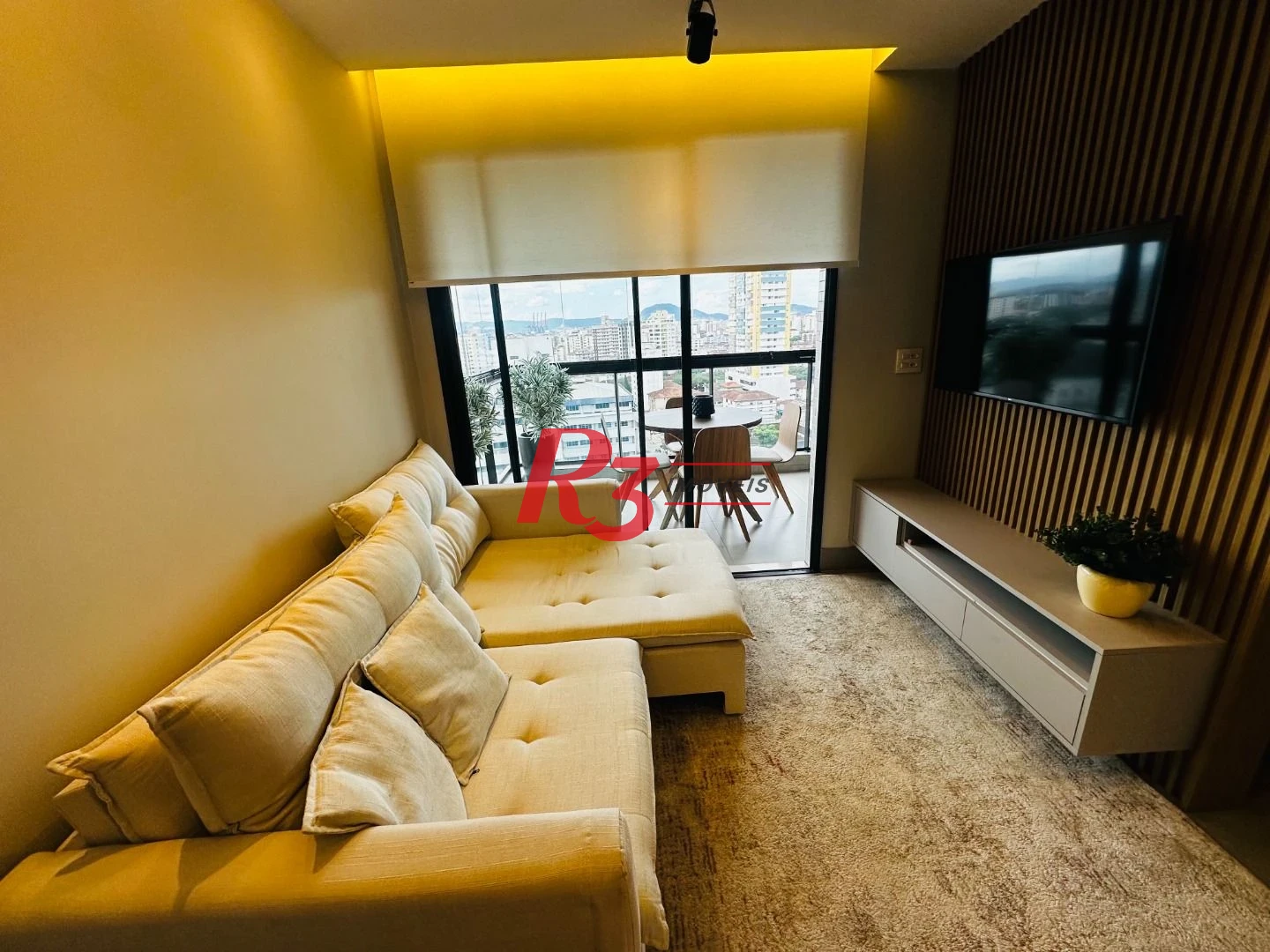 Apartamento com 1 dormitório para alugar, 54 m² por R$ 6.000,02/mês - Boqueirão - Santos/SP