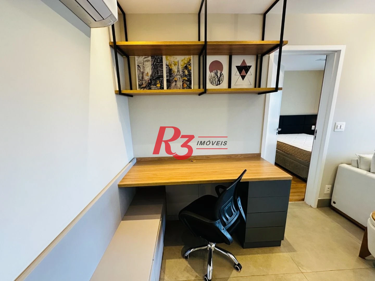 Apartamento com 1 dormitório para alugar, 54 m² por R$ 6.000,02/mês - Boqueirão - Santos/SP