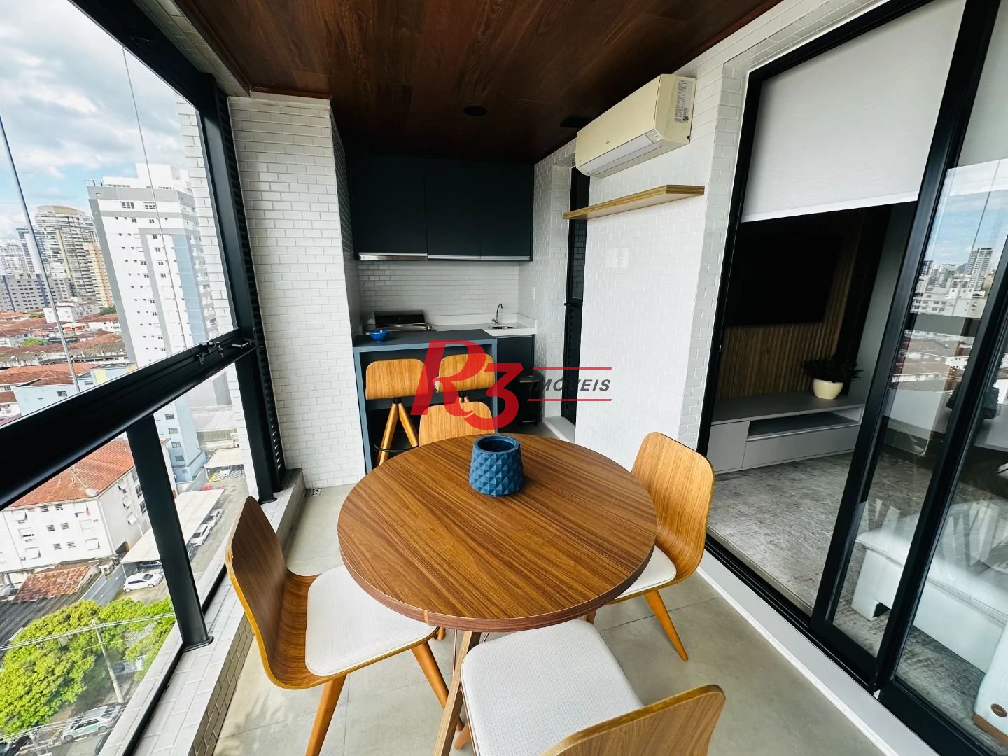 Apartamento com 1 dormitório para alugar, 54 m² por R$ 6.000,02/mês - Boqueirão - Santos/SP