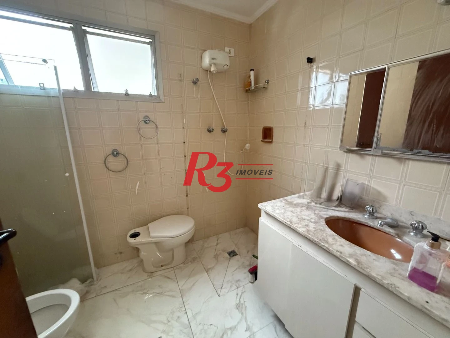 Apartamento com 3 dormitórios à venda, 117 m² por R$ 1.500.000,00 - Boqueirão - Santos/SP