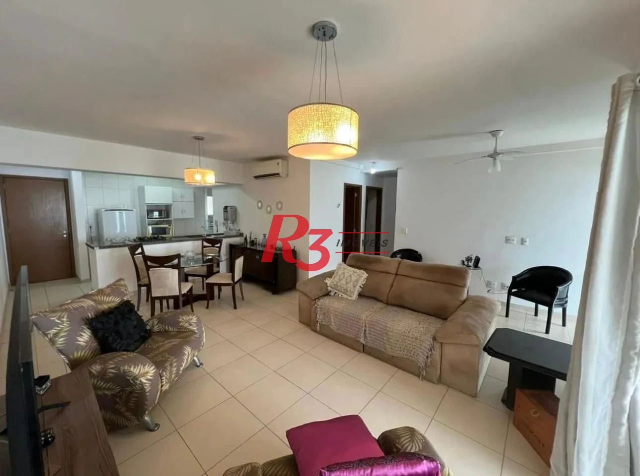 Apartamento com 3 dormitórios à venda, 111 m² por R$ 1.585.000,00 - Boqueirão - Praia Grande/SP