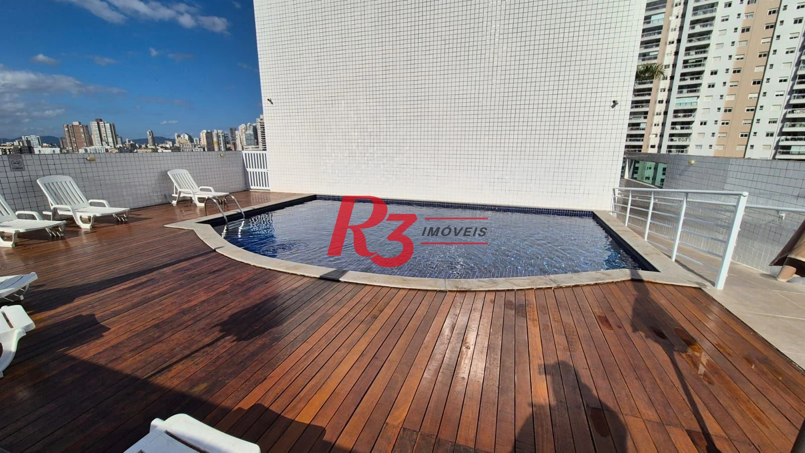 Apartamento com 1 dormitório para alugar, 42 m² por R$ 3.000,00/mês - Marapé - Santos/SP