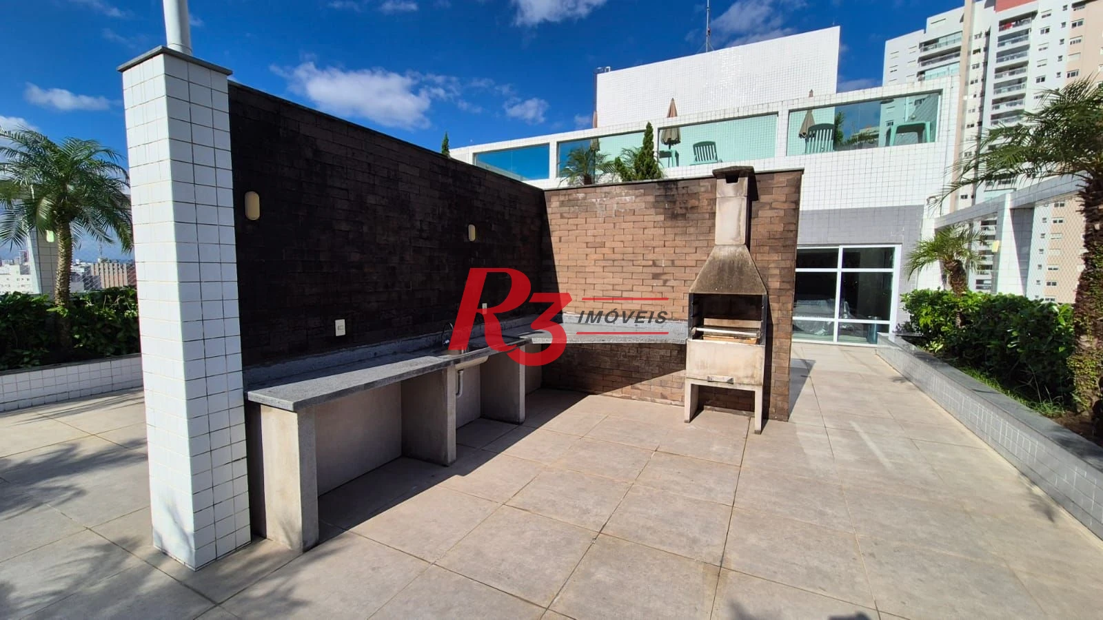 Apartamento com 1 dormitório para alugar, 42 m² por R$ 3.000,00/mês - Marapé - Santos/SP