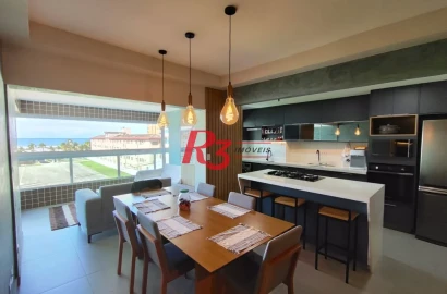 Apartamento com 3 dormitórios à venda, 117 m² por R$ 1.277.000,00 - Boqueirão - Praia Grande/SP