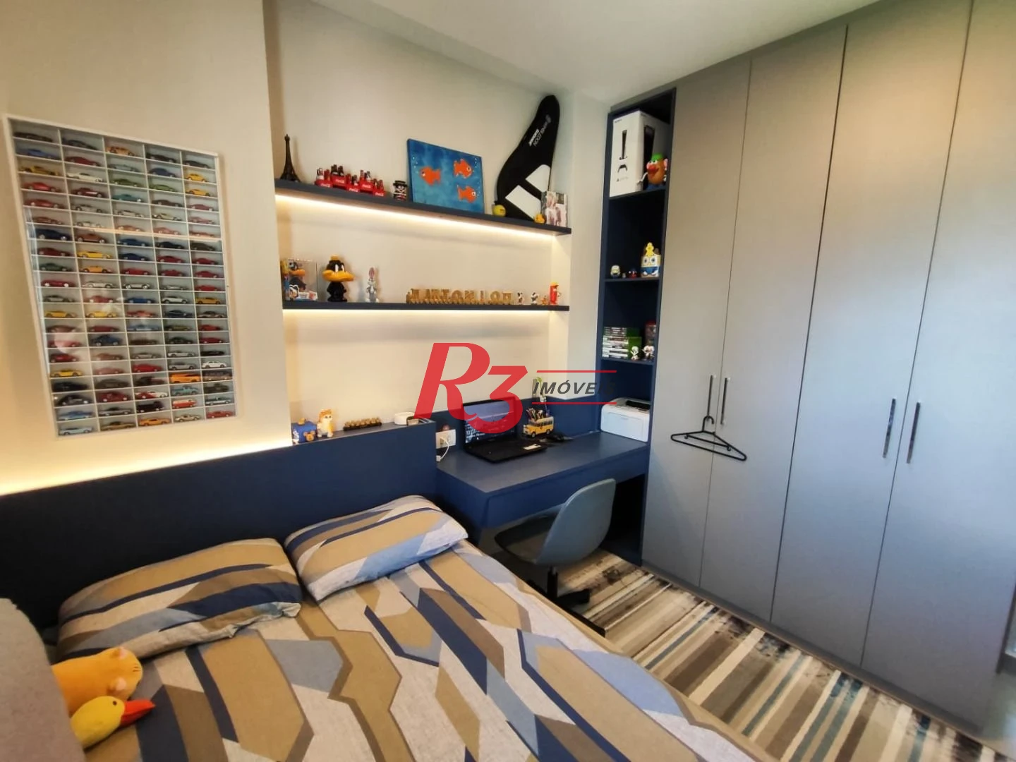 Apartamento com 3 dormitórios à venda, 117 m² por R$ 1.277.000,00 - Boqueirão - Praia Grande/SP