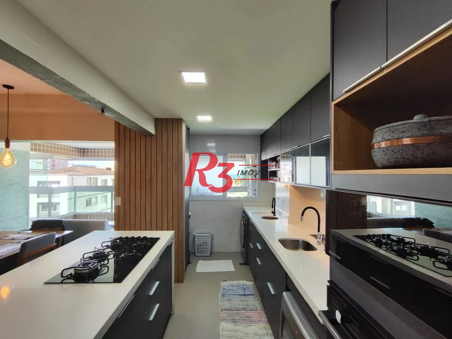 Apartamento com 3 dormitórios à venda, 117 m² por R$ 1.277.000,00 - Boqueirão - Praia Grande/SP