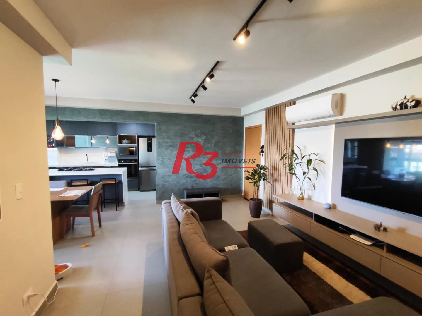 Apartamento com 3 dormitórios à venda, 117 m² por R$ 1.277.000,00 - Boqueirão - Praia Grande/SP
