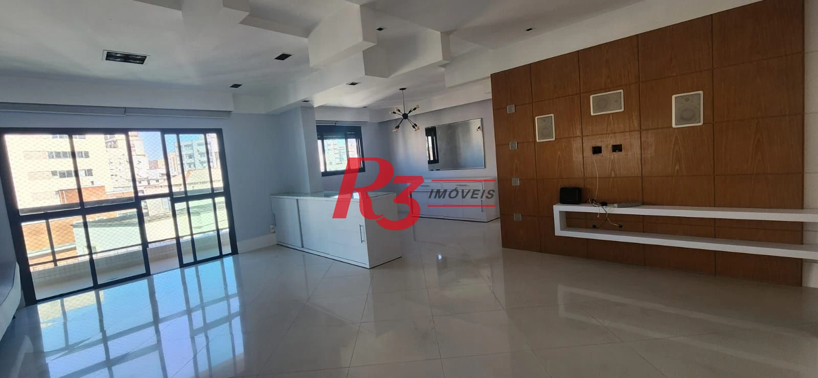 Apartamento com 3 dormitórios para alugar, 133 m² por R$ 9.800,02/mês - Boqueirão - Santos/SP