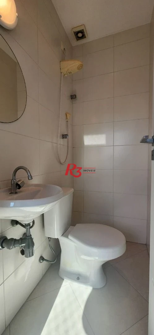 Apartamento com 3 dormitórios para alugar, 133 m² por R$ 9.800,02/mês - Boqueirão - Santos/SP