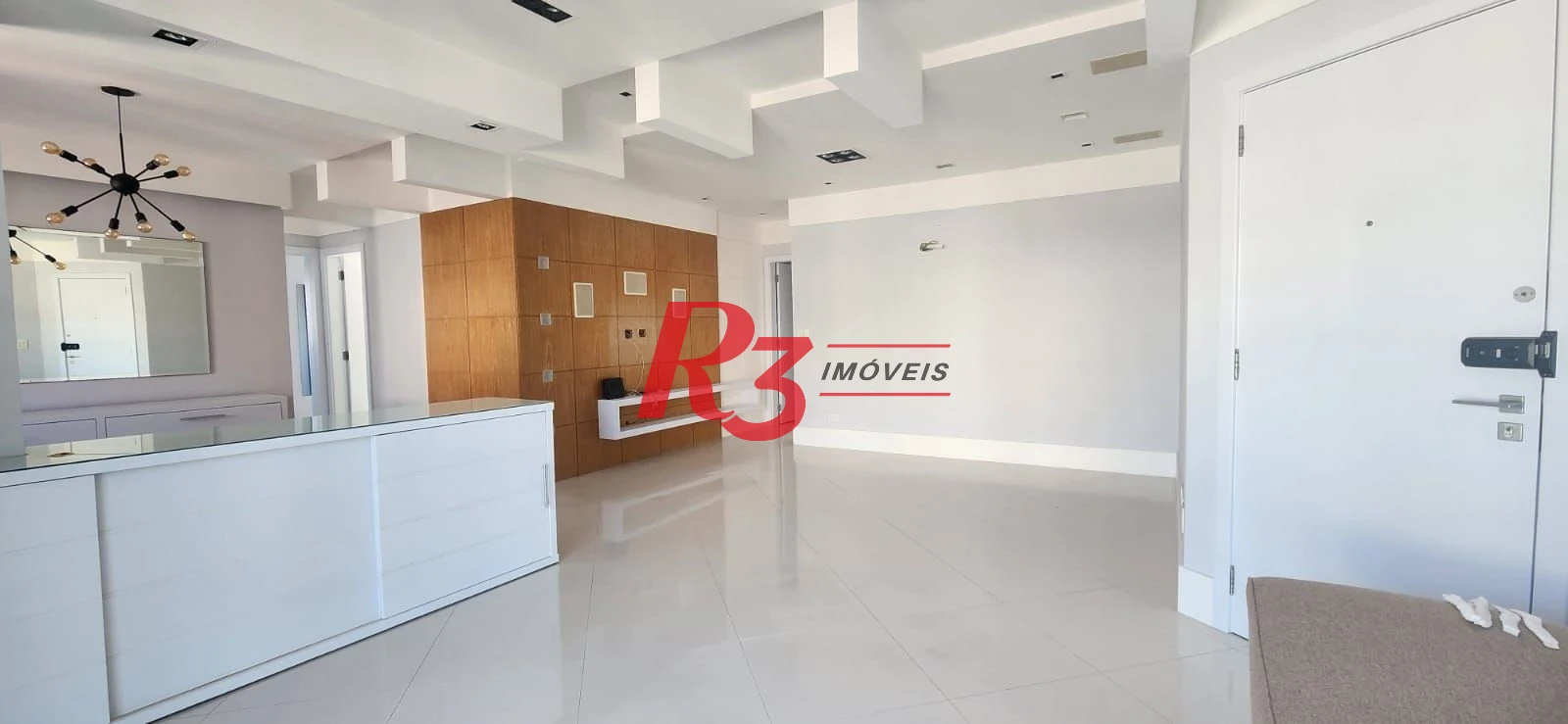 Apartamento com 3 dormitórios para alugar, 133 m² por R$ 9.800,02/mês - Boqueirão - Santos/SP
