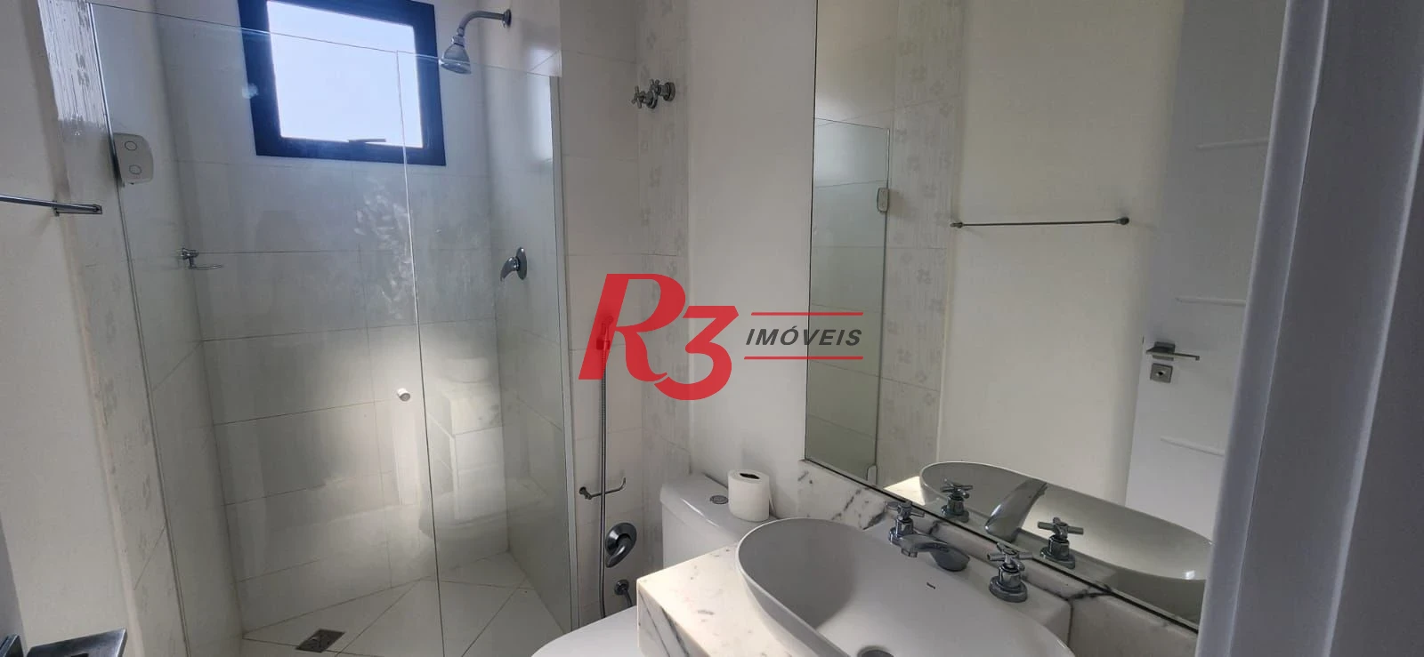 Apartamento com 3 dormitórios para alugar, 133 m² por R$ 9.800,02/mês - Boqueirão - Santos/SP