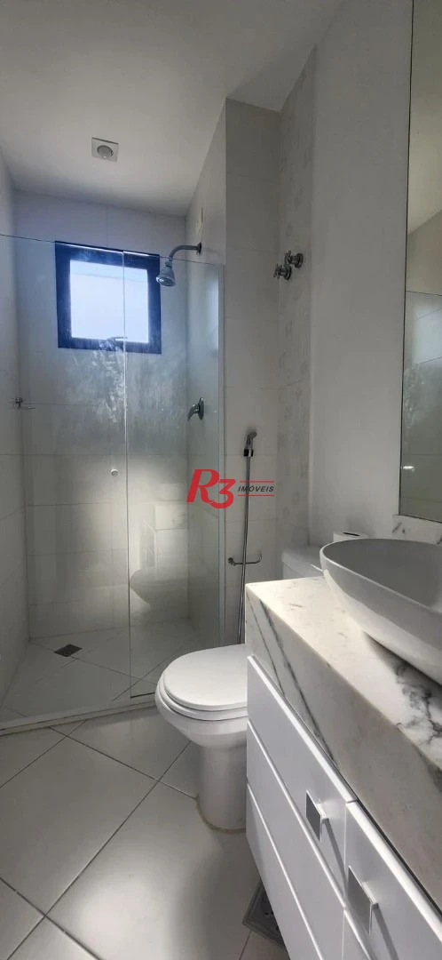 Apartamento com 3 dormitórios para alugar, 133 m² por R$ 9.800,02/mês - Boqueirão - Santos/SP