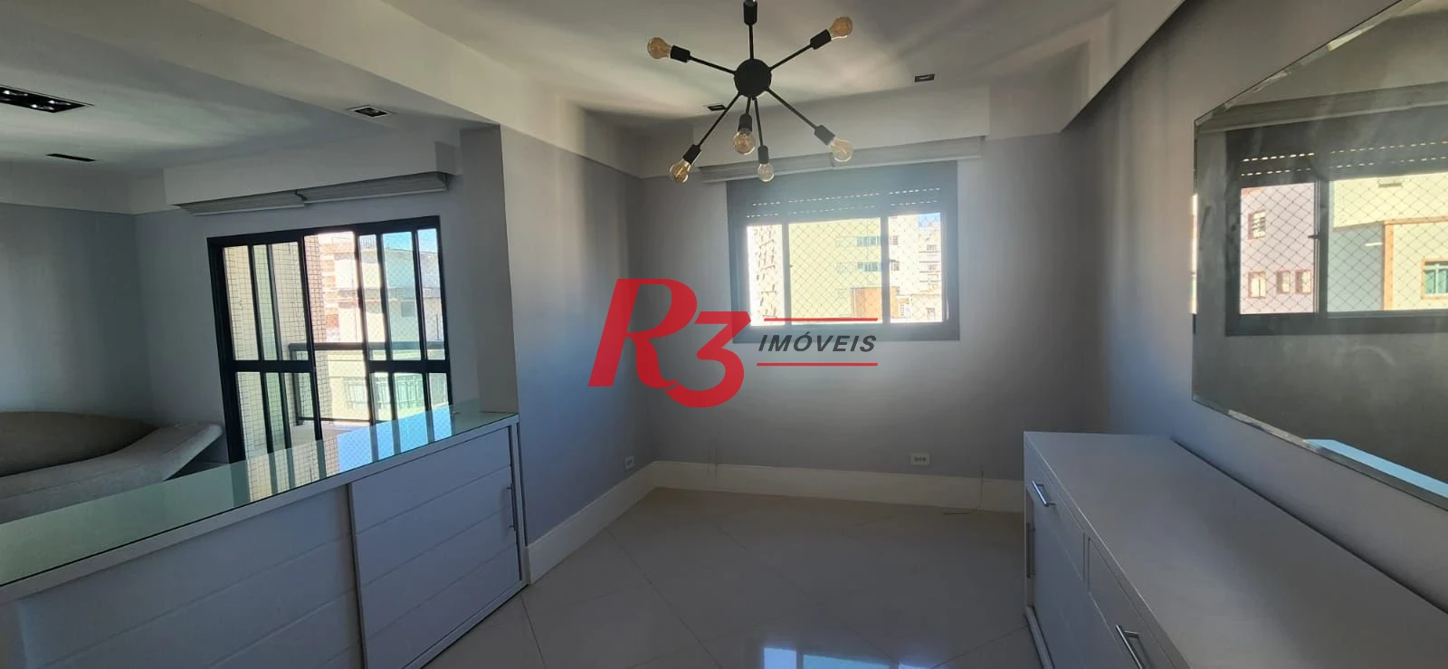 Apartamento com 3 dormitórios para alugar, 133 m² por R$ 9.800,02/mês - Boqueirão - Santos/SP