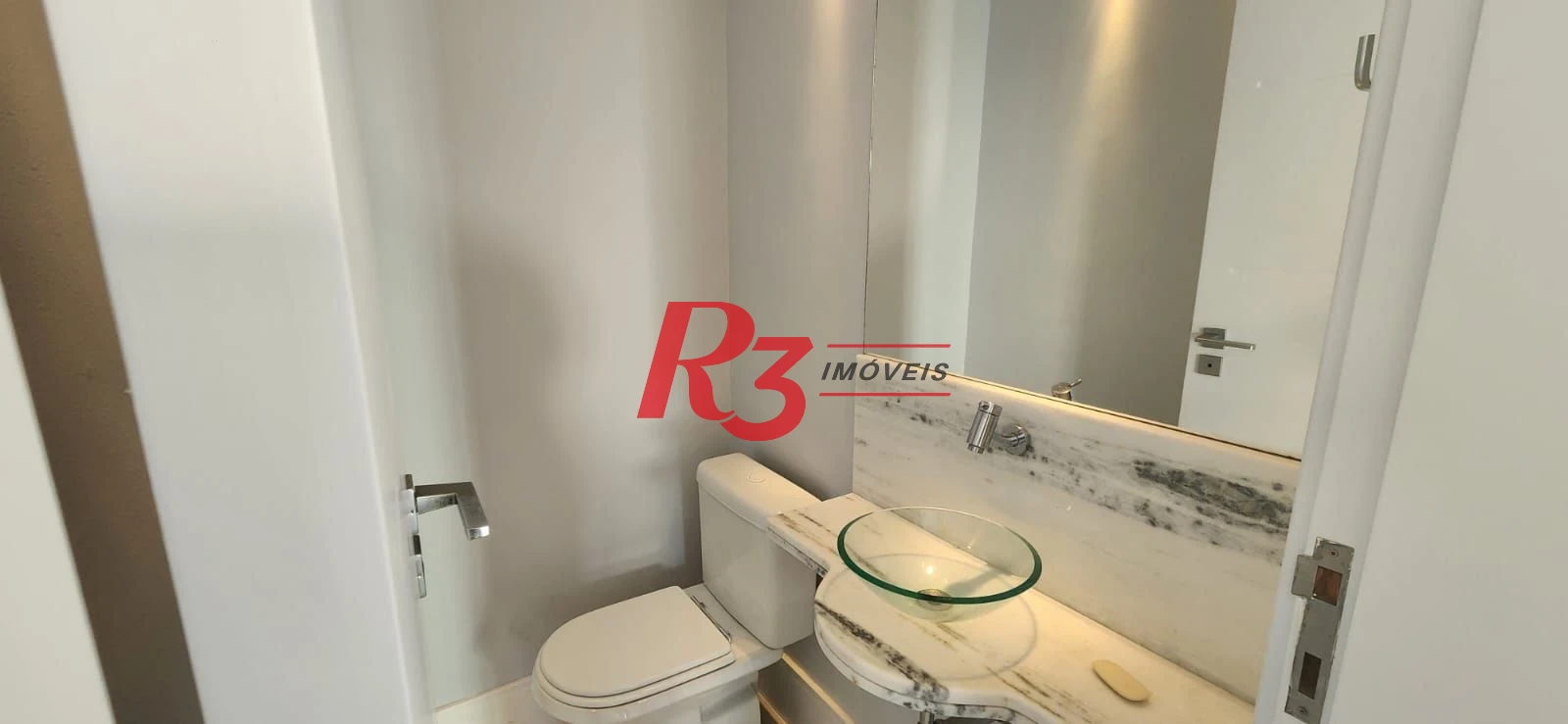 Apartamento com 3 dormitórios para alugar, 133 m² por R$ 9.800,02/mês - Boqueirão - Santos/SP