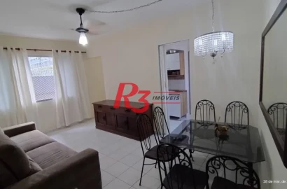 Apartamento com 1 dormitório à venda, 52 m² por R$ 350.000,00 - Pompéia - Santos/SP