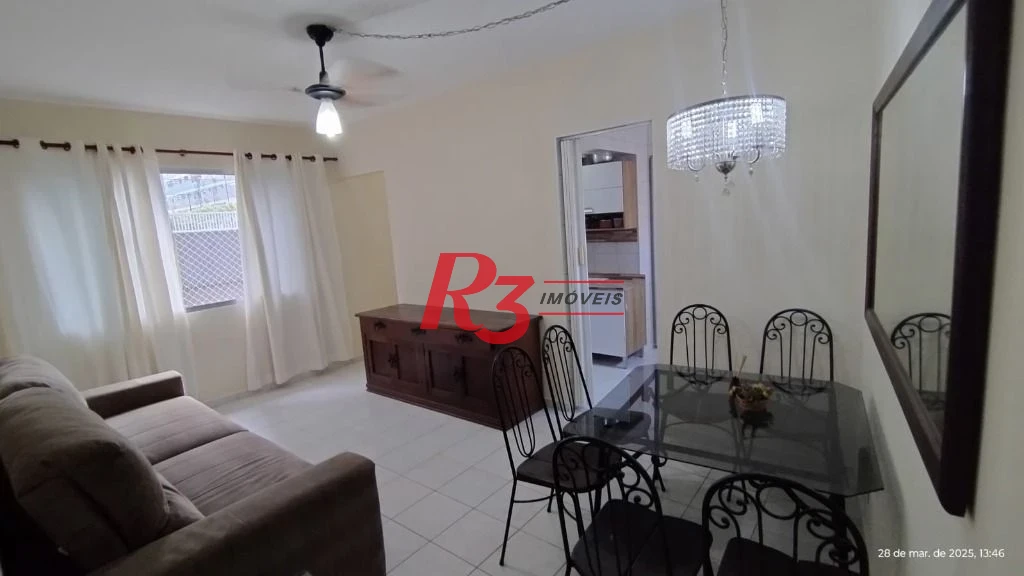 Apartamento com 1 dormitório à venda, 52 m² por R$ 350.000,00 - Pompéia - Santos/SP