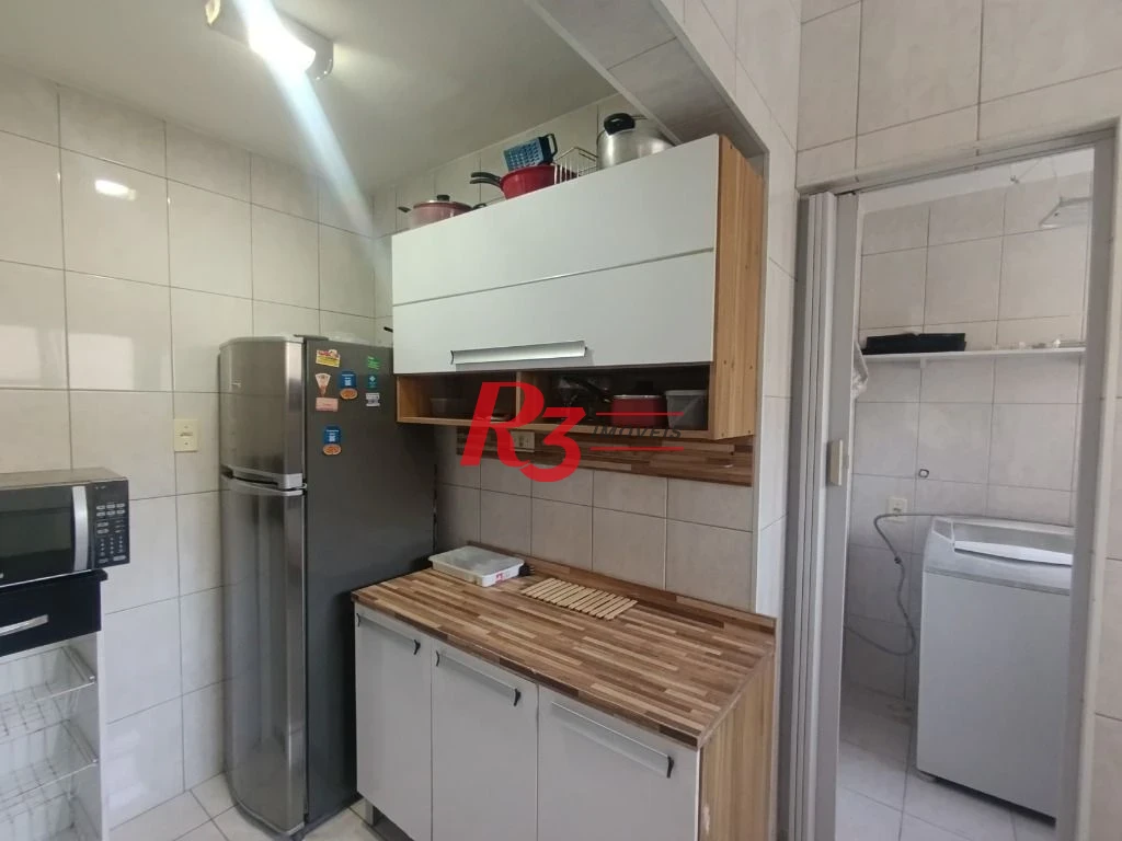 Apartamento com 1 dormitório à venda, 52 m² por R$ 350.000,00 - Pompéia - Santos/SP