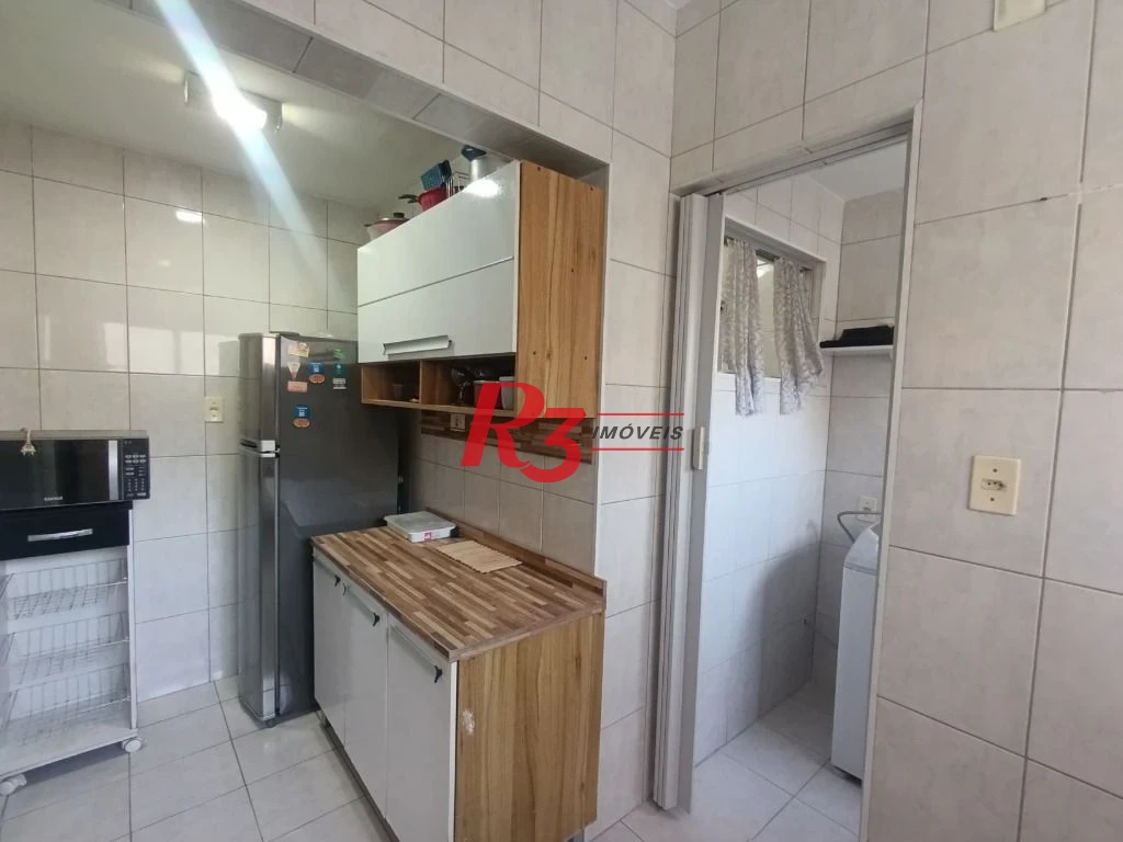 Apartamento com 1 dormitório à venda, 52 m² por R$ 350.000,00 - Pompéia - Santos/SP