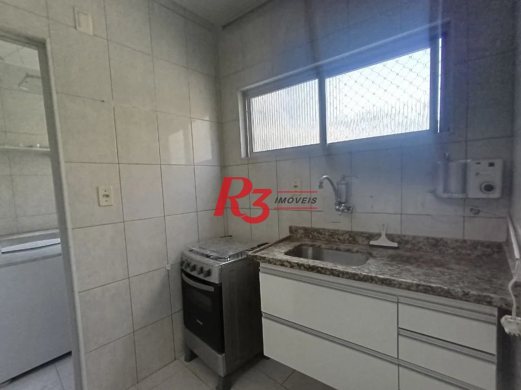 Apartamento com 1 dormitório à venda, 52 m² por R$ 350.000,00 - Pompéia - Santos/SP