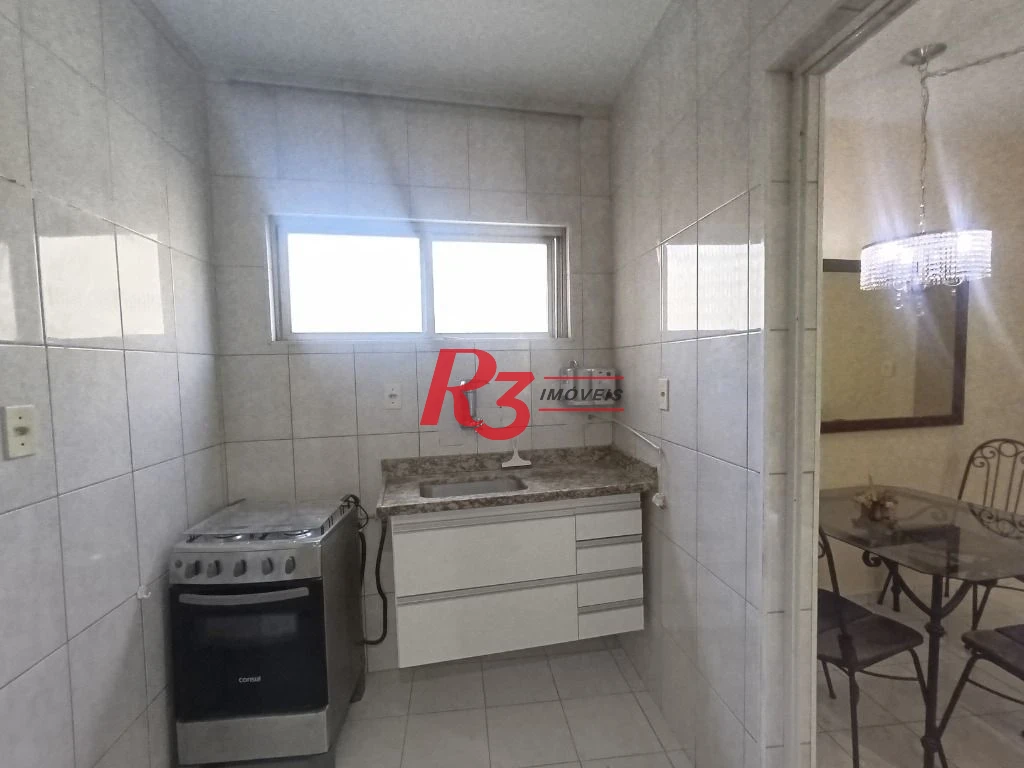 Apartamento com 1 dormitório à venda, 52 m² por R$ 350.000,00 - Pompéia - Santos/SP