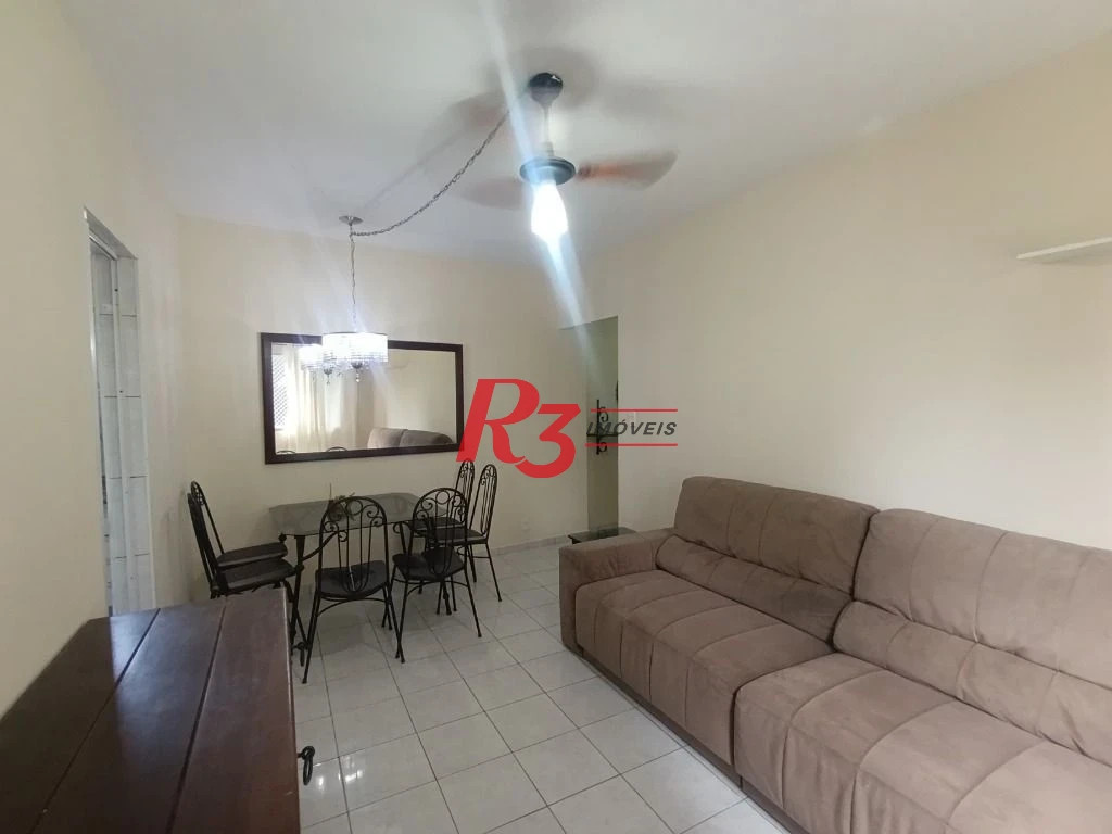 Apartamento com 1 dormitório à venda, 52 m² por R$ 350.000,00 - Pompéia - Santos/SP