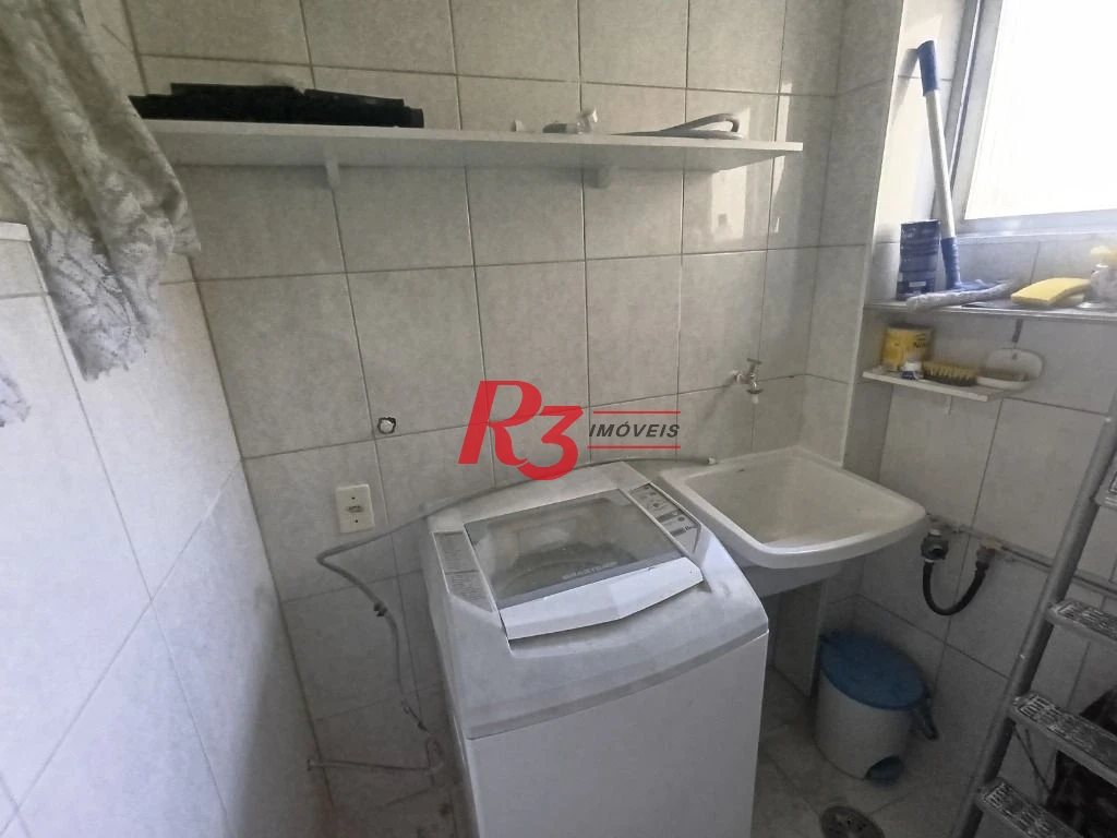 Apartamento com 1 dormitório à venda, 52 m² por R$ 350.000,00 - Pompéia - Santos/SP