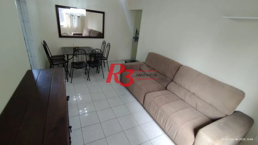 Apartamento com 1 dormitório à venda, 52 m² por R$ 350.000,00 - Pompéia - Santos/SP
