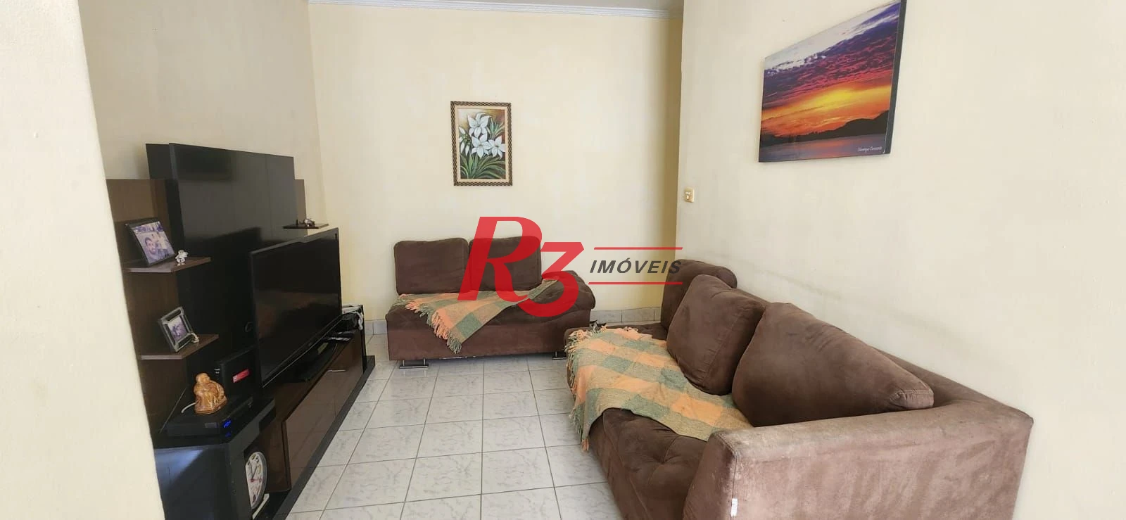 Apartamento com 2 dormitórios à venda, 65 m² por R$ 320.000,00 - Aparecida - Santos/SP