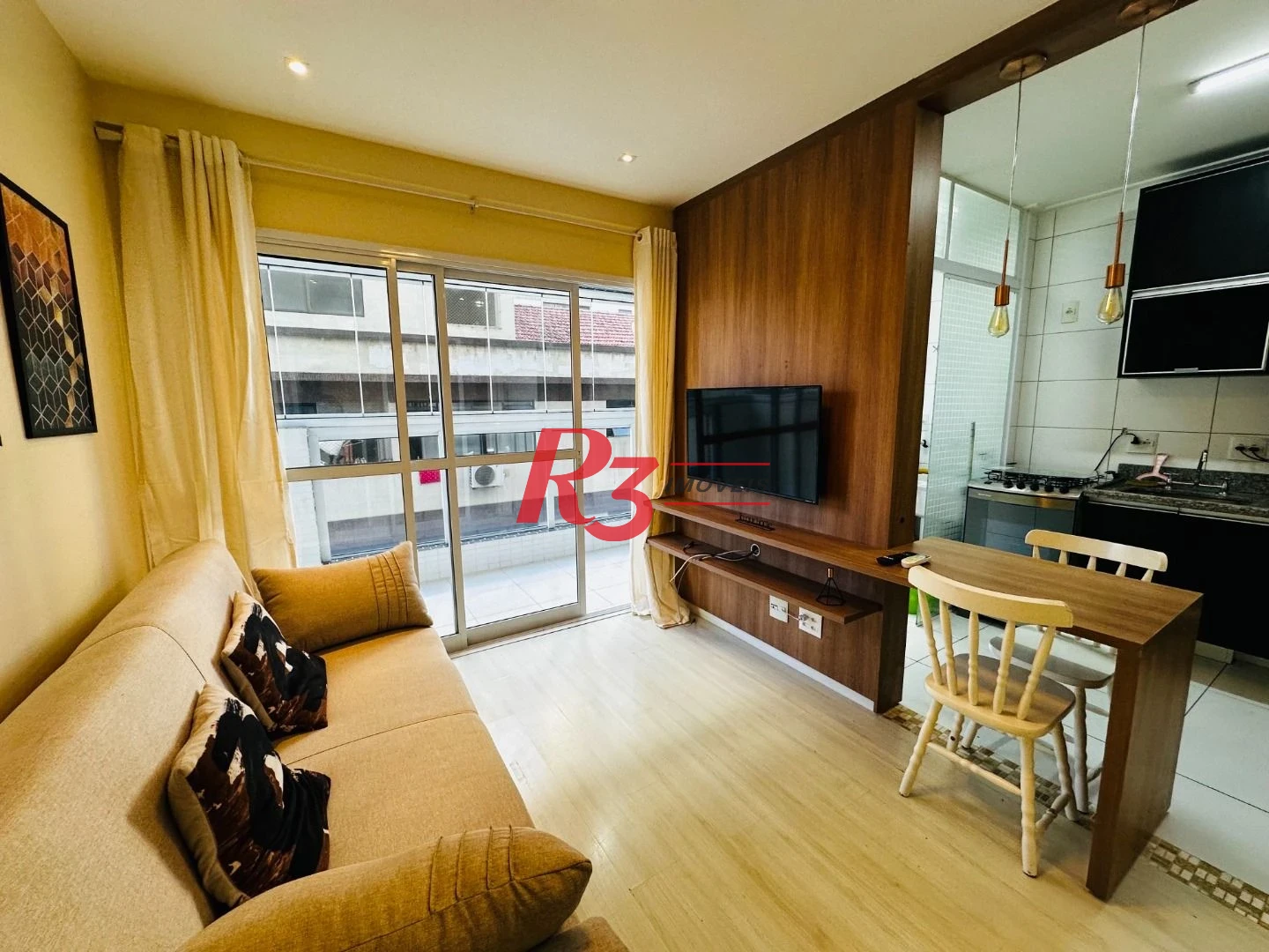 Apartamento com 1 dormitório à venda, 44 m² por R$ 650.000,00 - Ponta da Praia - Santos/SP
