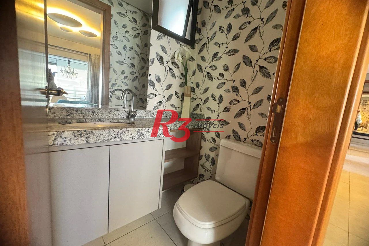 Apartamento com 3 dormitórios à venda, 111 m² por R$ 1.200.000,00 - Ponta da Praia - Santos/SP