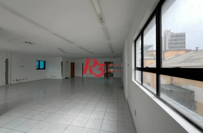 Sala para alugar, 121 m² por R$ 5.000,00 - Vila Matias - Santos/SP