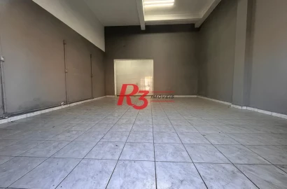 Salão para alugar, 60 m² - Macuco - Santos/SP