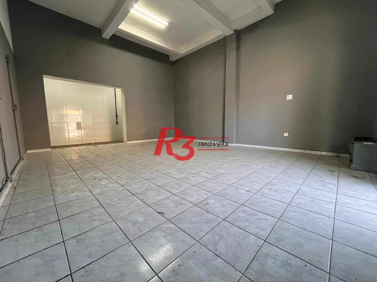 Salão para alugar, 60 m² - Macuco - Santos/SP