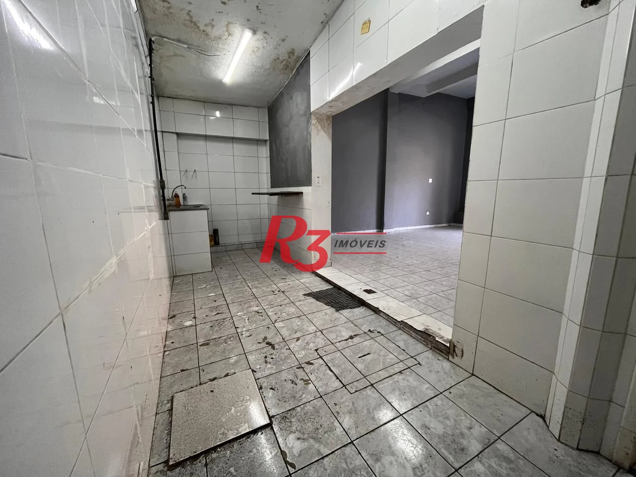 Salão para alugar, 60 m² - Macuco - Santos/SP